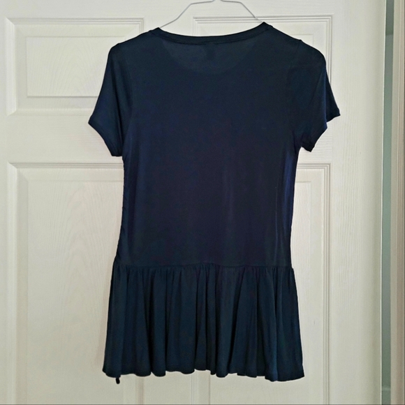 J. Crew Side Cinched Flutter Tunic Top - Picture 7 of 8
